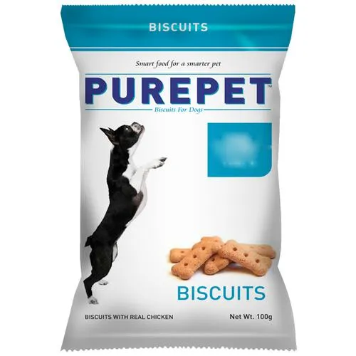 Purepet Biscuits Milk Flavor 65g