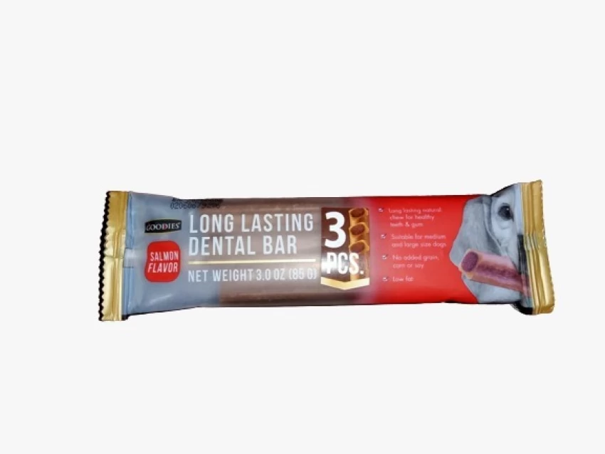 Goodies Long Lasting Dental Bar Salmon Flavor 3 85g