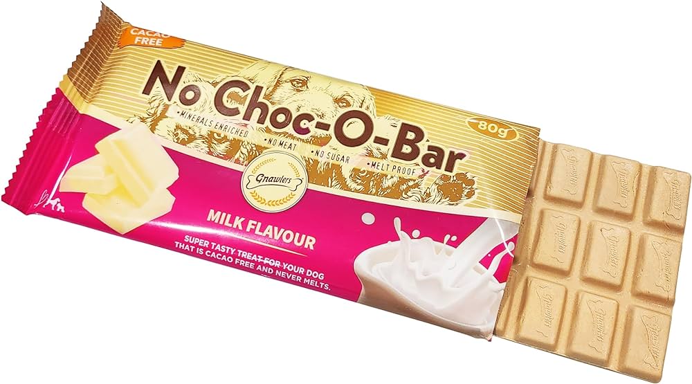 Gnawlers No Choc-O-Bar Milk Flavour 80g