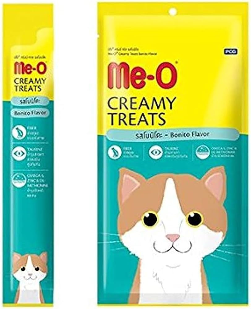 Me-O  Creamy Treats Tuna Bonito Flavor 4in1