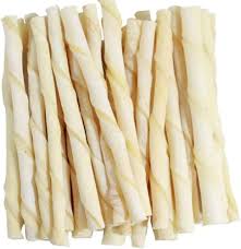 Petex Dog Chews White Twister Sticks 1Kg