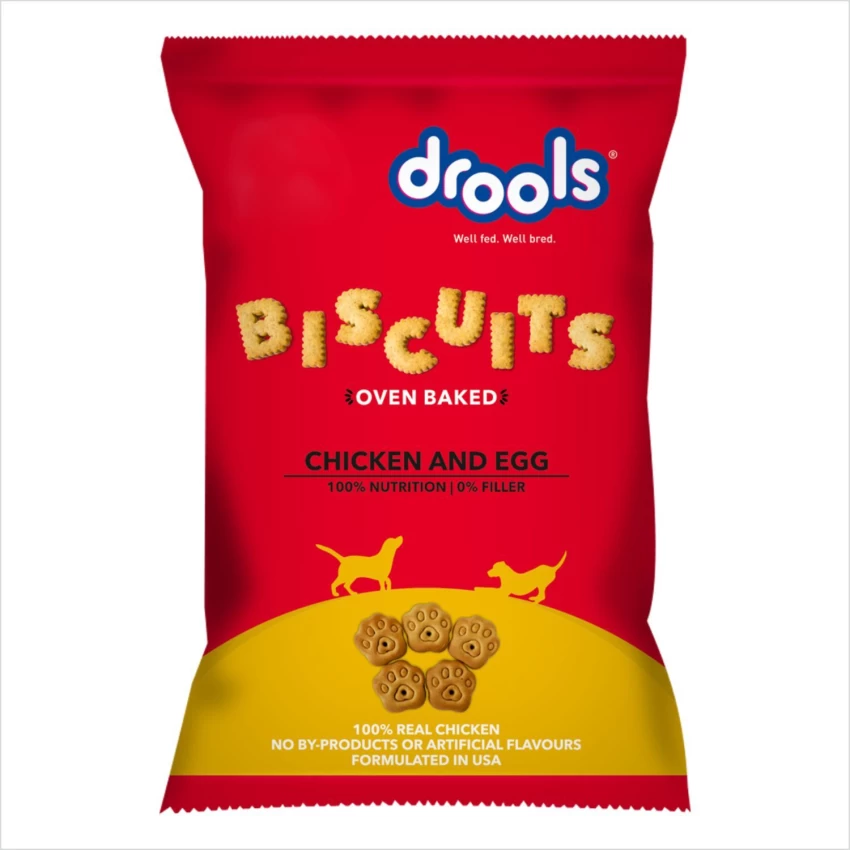 Drools Dog Biscuits Chicken & Egg 50g