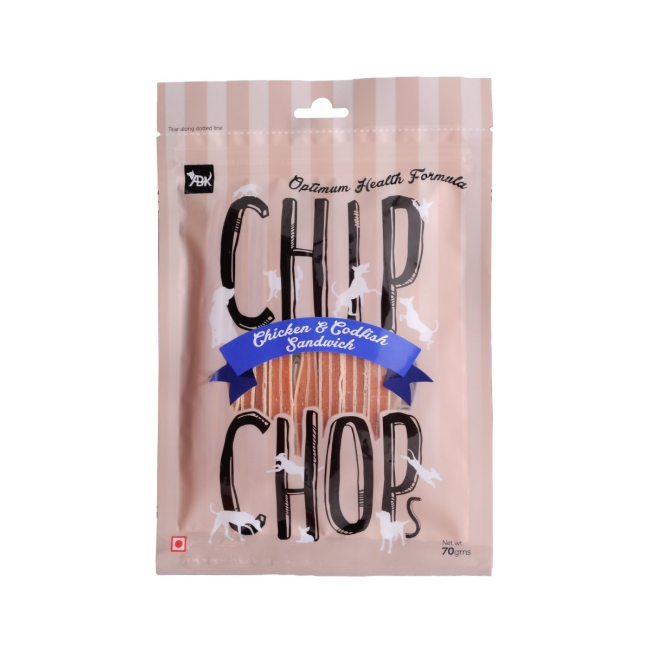 Chip Chops Chicken & Codfish Sandwich 70G