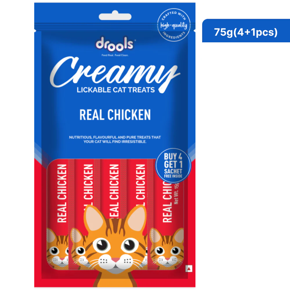 Drools Creamy Treats Real Chicken 75g 