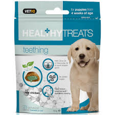 Vetiq healthy treats teething with real chicken 70g