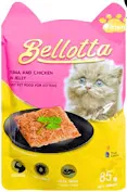 Bellotta kitten Tuna And Chicken In Jelly 85G