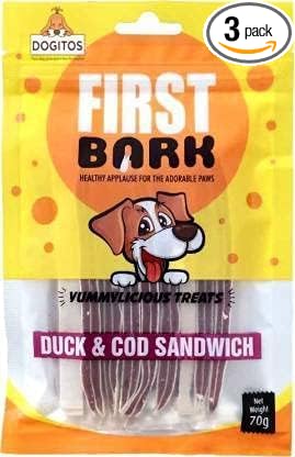 First Bark Duck & Cod Sandwich 70g