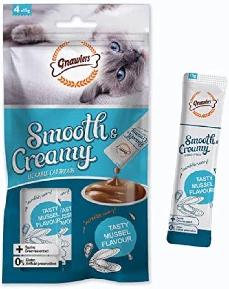 Gnawlers Smooth And Creamy Tasty Mussel Flavour 4Pcs