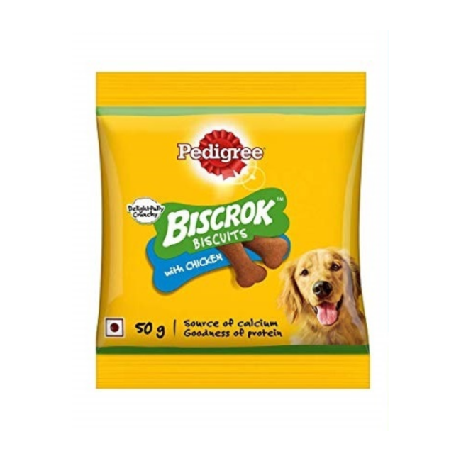 Pedigree Biscrok Biscuits with Chicken 50g