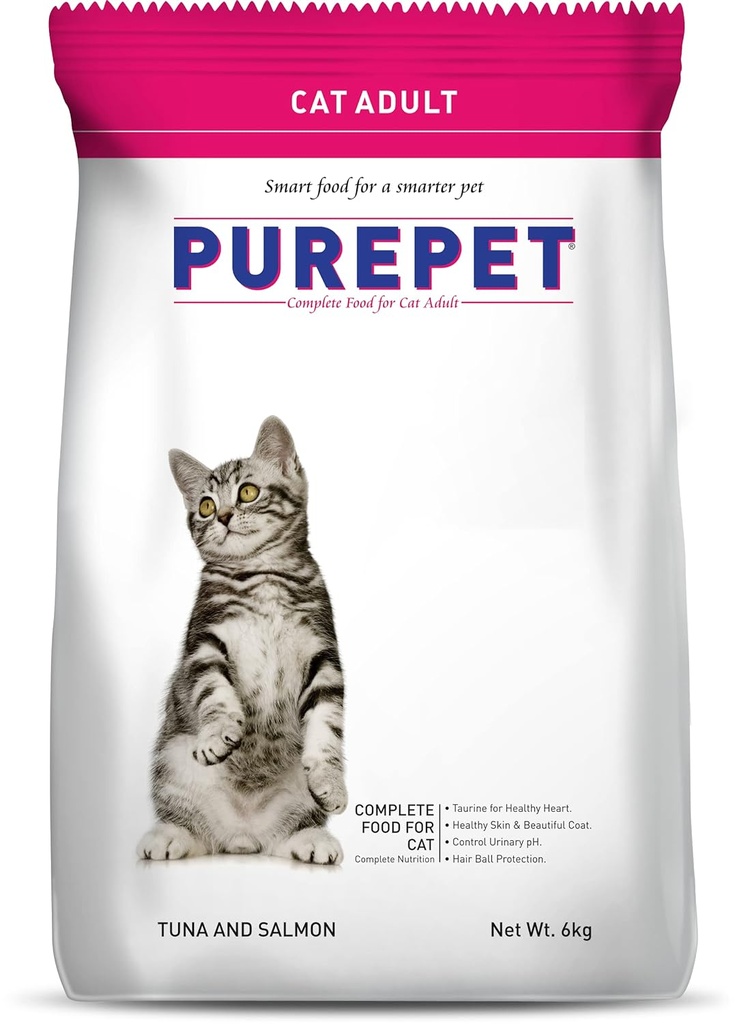 Purepet Cat Adult Tuna & Salmon 6Kg