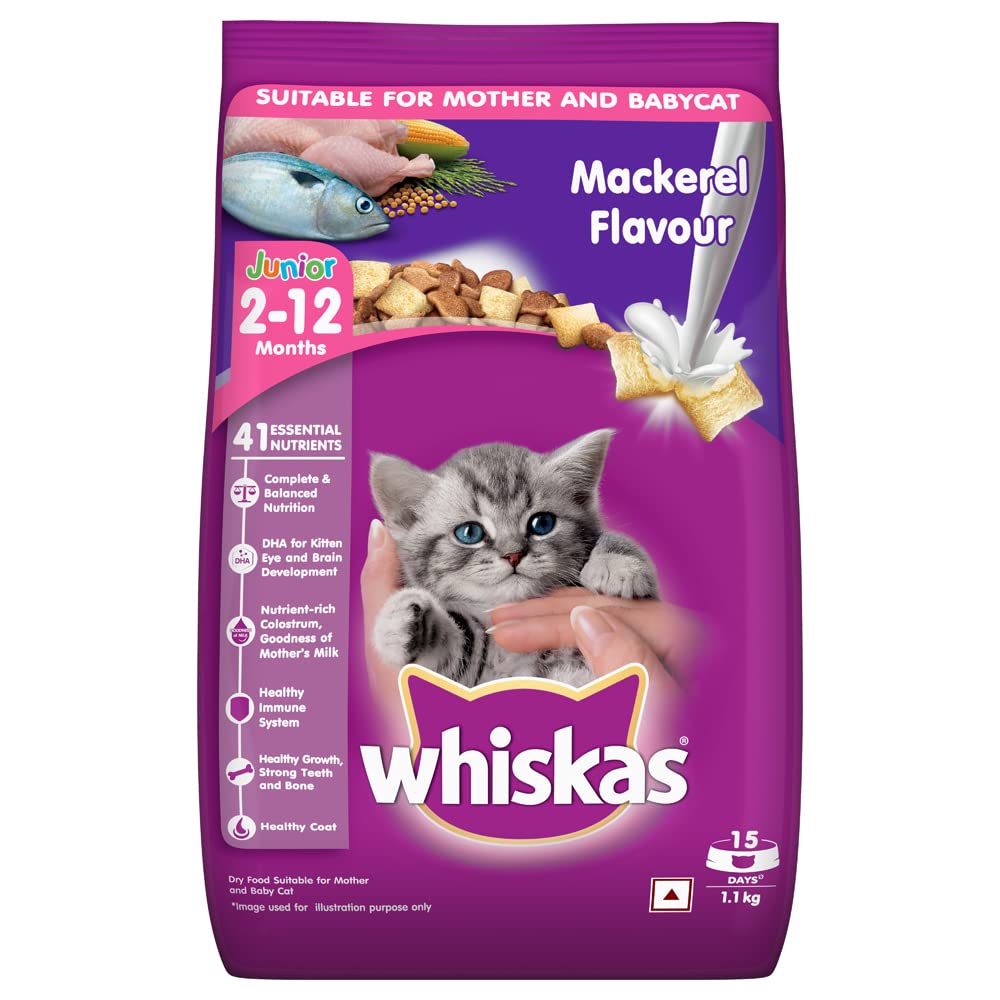 Whiskas Mackerel Junior 1.1Kg