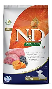 N&D Pumpkin dog lamb & blueberry puppy mini 2.5kg