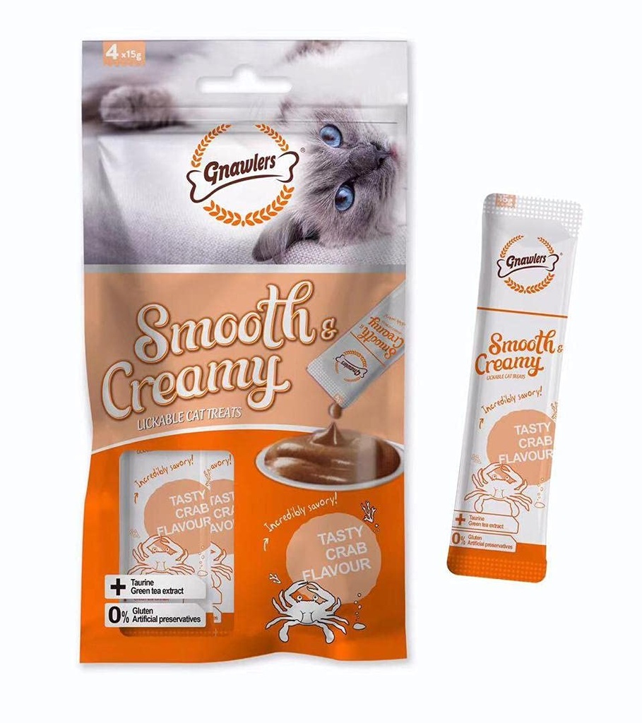 Gnawlers Smoke Creamy Crab 4*15g