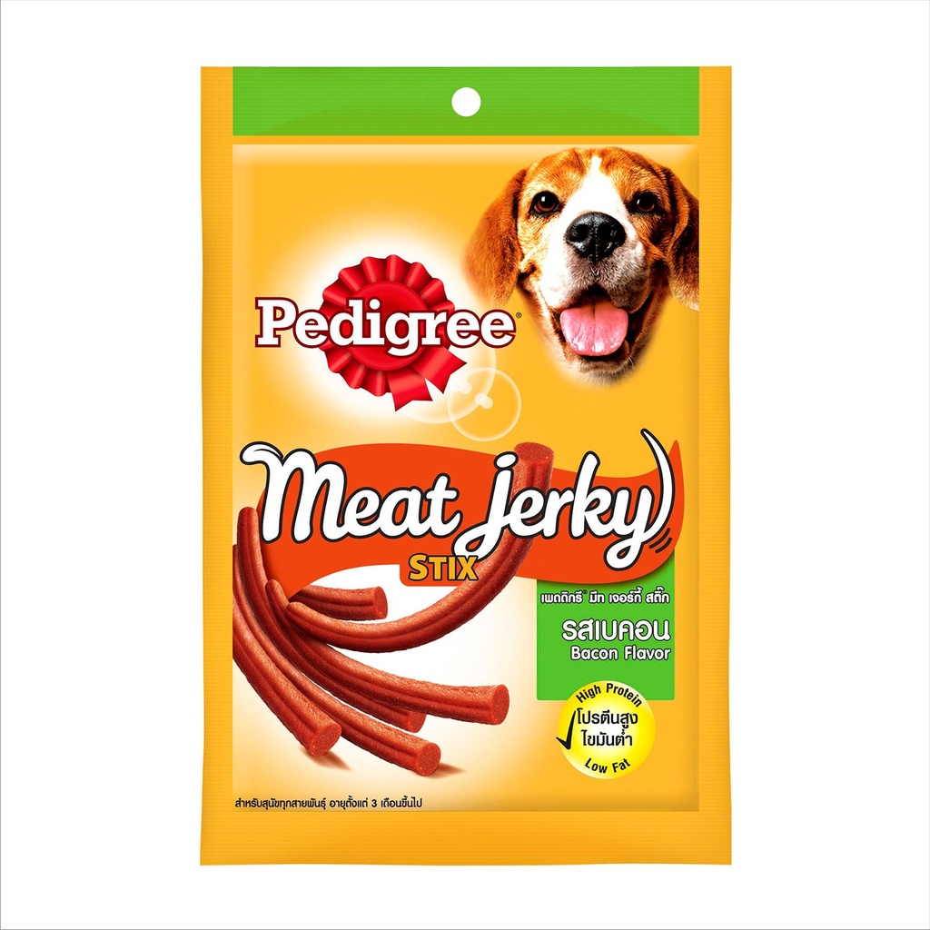 pedigree Meat Jerky Sticks Bacon Flavor 60g