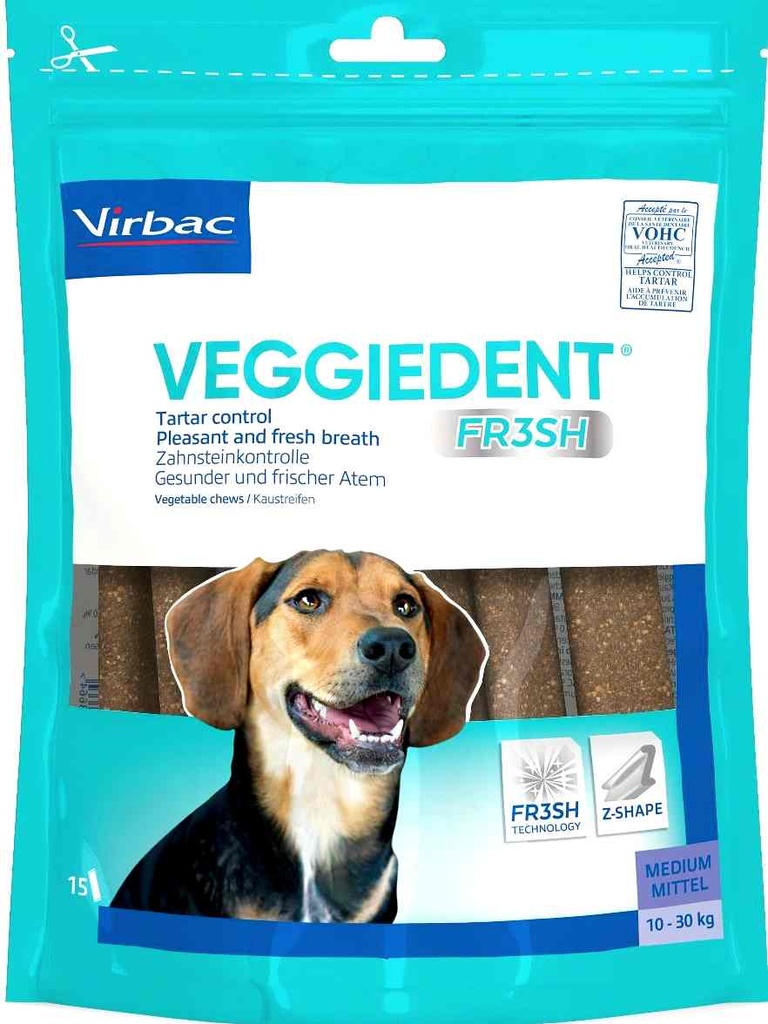 Virbac Veggiedent Medium 10-30kg 350g