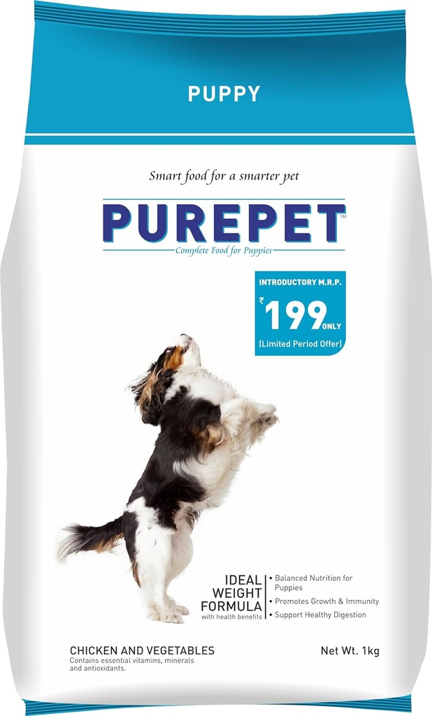 Purepet Puppy Chicken & Vegetables 1kg