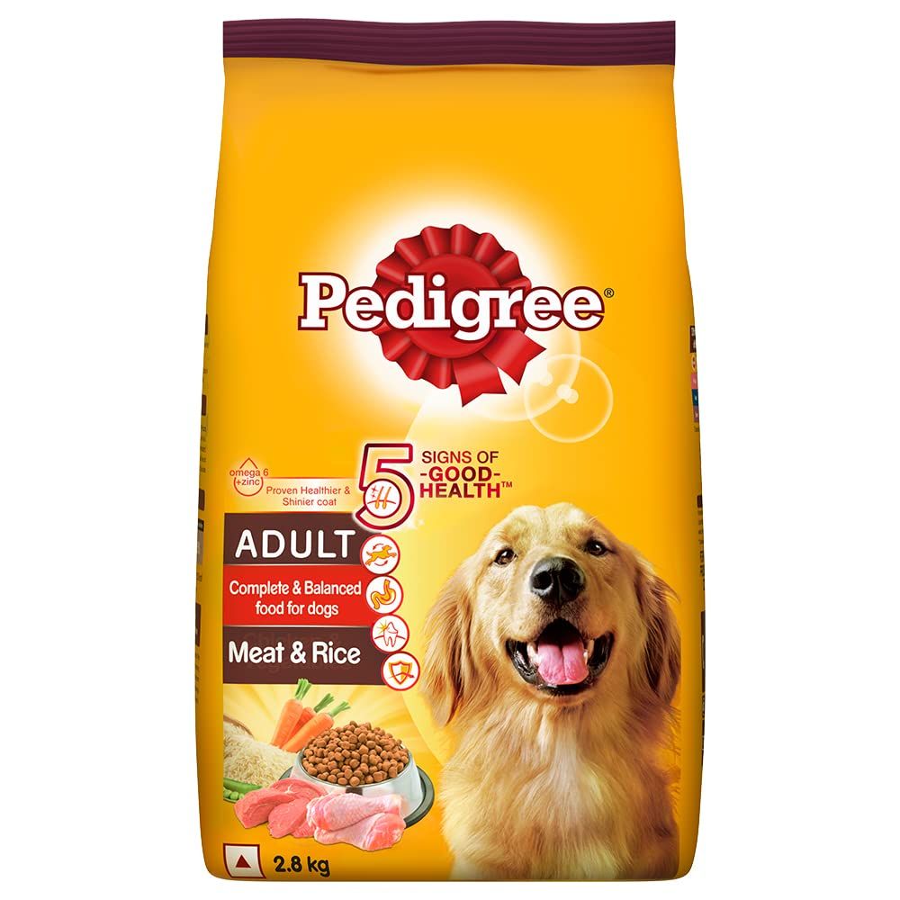 Pedigree Adult Meat & Rice 2.8 Kg