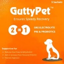 Guttypet ors electrolyte pre & probiotics 2in 1