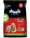 Drools Dry Dog Food All Lifestages 100% Vegetable,10Kg 