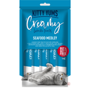  Kitty Yums Seafood Medley Buy 4 get 1 free 15g