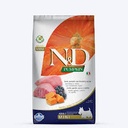 N&D pumpkin dog lamb & blueberry adult mini 2.5kg